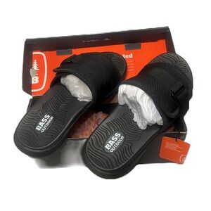 BASS OUTDOOR Women's TOPO Utility Sandal Hiking Shoe Black Size 6